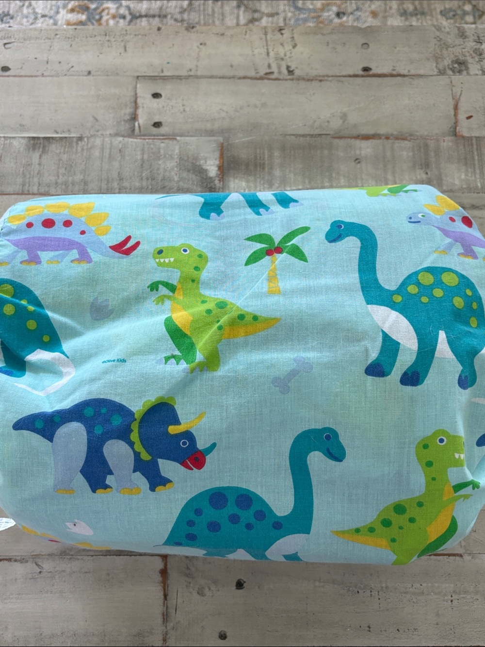 Wildkin Light Blue Kids Dinosaur Sleeping Bag